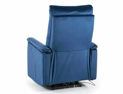 Neptun M Elektromos Masszázsfotel Bársony Tengerészkék Relax