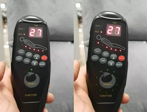 Neptun M Elektromos Masszázsfotel Bársony Tengerészkék Relax