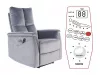 Neptun M Elektromos Masszázsfotel Bársony Szürke Relax