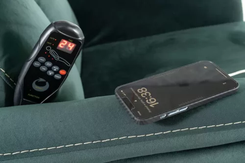 Neptun M Elektromos Masszázsfotel Bársony Zöld Relax