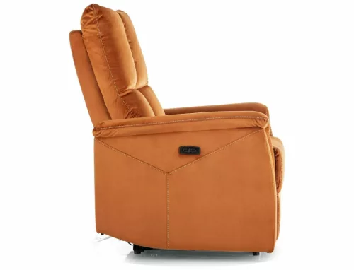 Neptun Velvet Elektromos Relax Fotel Fahéj Bársony