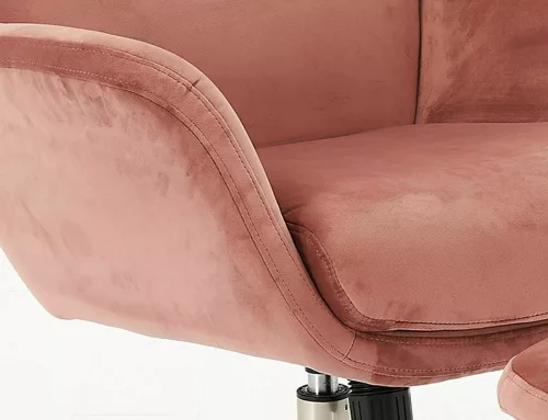 Nixon Luxus Bársony Pihenőfotel Antik Rózsaszín TILT Mechanikával
