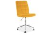Q-020 Bluvel Forgószék Curry Bársony Króm