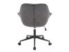 Q-213 Brego Ergonomikus Forgószék Szürke Szövet Párnázott Irodai