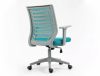 Q-320 Ergonomikus Hálós Forgószék Kék Műanyag Vázzal