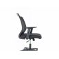Q-320R Ergonomikus Hálós Forgószék Fekete