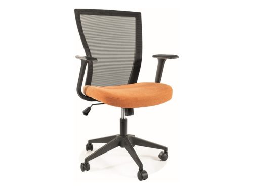 Q-328 Hálós Ergonomikus Forgószék Narancssárga-Fekete TILT