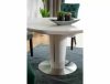 Orbit Ceramic Bővíthető Márvány Étkezőasztal Fehér 120/160