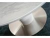 Orbit Ceramic Bővíthető Márvány Étkezőasztal Fehér 120/160