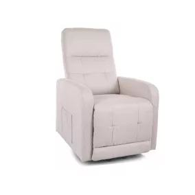 Otus II Brego Elektromos Relax Fotel Világos Bézs