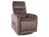 Otus II Elektromos Relax Fotel Bársony Cappuccino