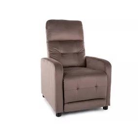 Otus Velvet Kinyitható Bársonyfotel Cappuccino