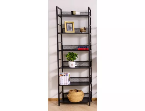Raw R6 Ipari Fekete Fém Polcos Állvány