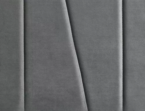 Savana Velvet Bársony Ágy Szürke 120x200 Geometrikus Fejtámlával