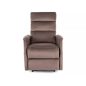 Solon M Velvet Masszázs Relax Fotel Bársony Cappuccino