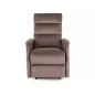 Solon M Velvet Masszázs Relax Fotel Bársony Cappuccino