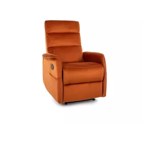 Solon M Velvet Masszázs Relax Fotel Fahéjbarna