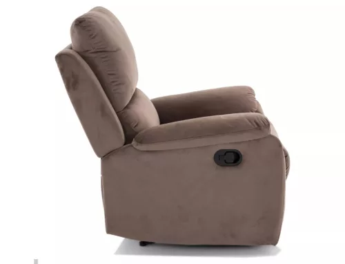 Spencer Velvet Kinyitható Relax Fotel Cappuccino